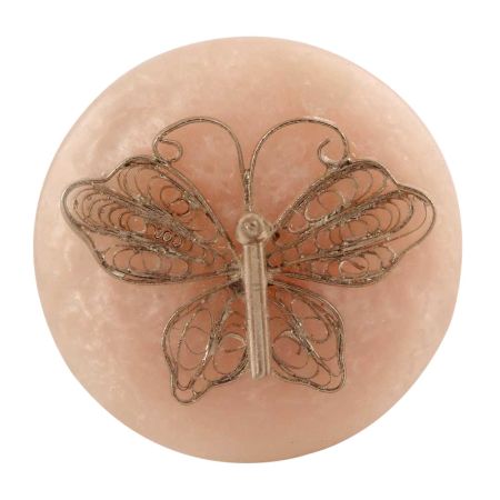 Silver Butterfly Resin Wine Stopper